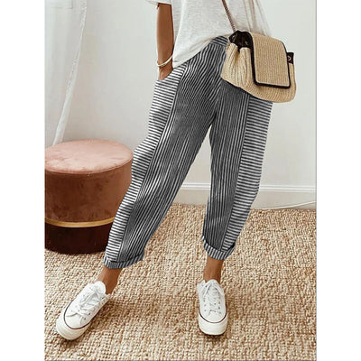 Cozy Stripe™ Cotton Trousers