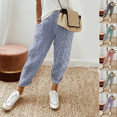 Cozy Stripe™ Cotton Trousers