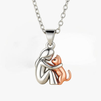 Karolina - Collier avec pendentif en forme de chat