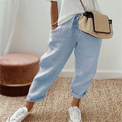 Classic Comfort Linen Trousers