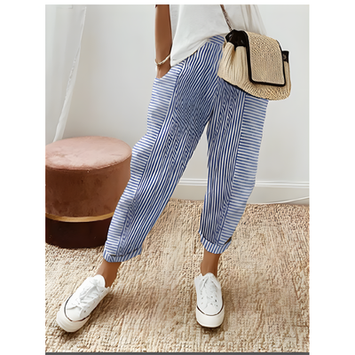 Cozy Stripe™ Cotton Trousers