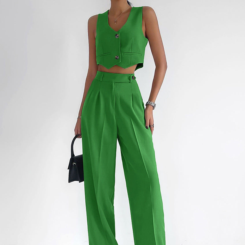 Tailored Waistcoat and Trousers Set