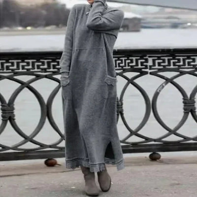 Celeste™ - Cozy Knit Maxi Dress