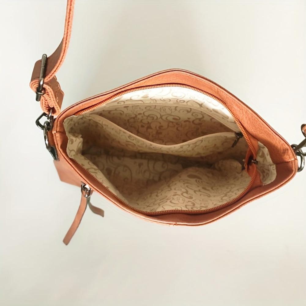 Lina | Vintage Checkered Pattern Shoulder Bag