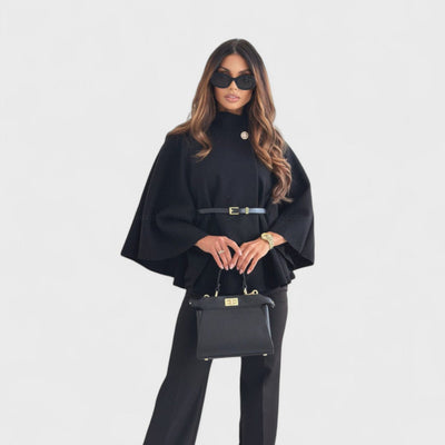 Lea - Chic Butterfly Jacket with Belt