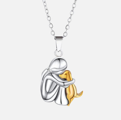 Lena - Collier avec pendentif en forme de chien