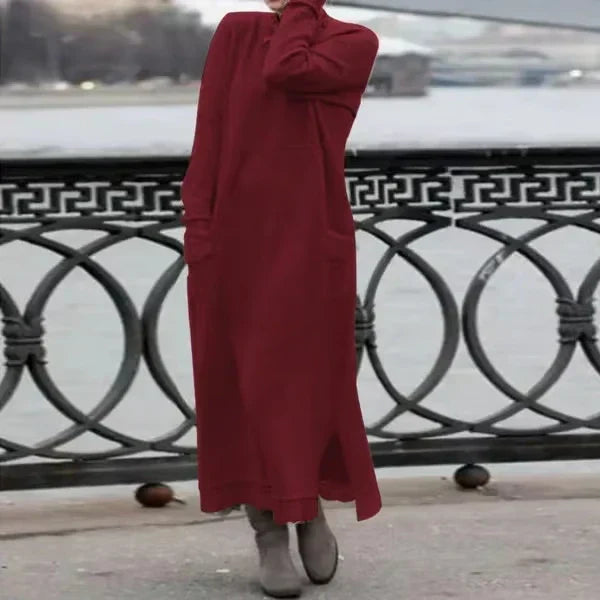 Celeste™ - Cozy Knit Maxi Dress