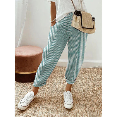 Cozy Stripe™ Cotton Trousers