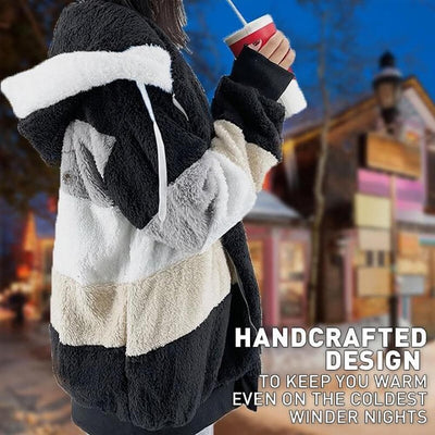 Viviana™ | Luxe & Cozy Colourblock Faux Fur Jacket