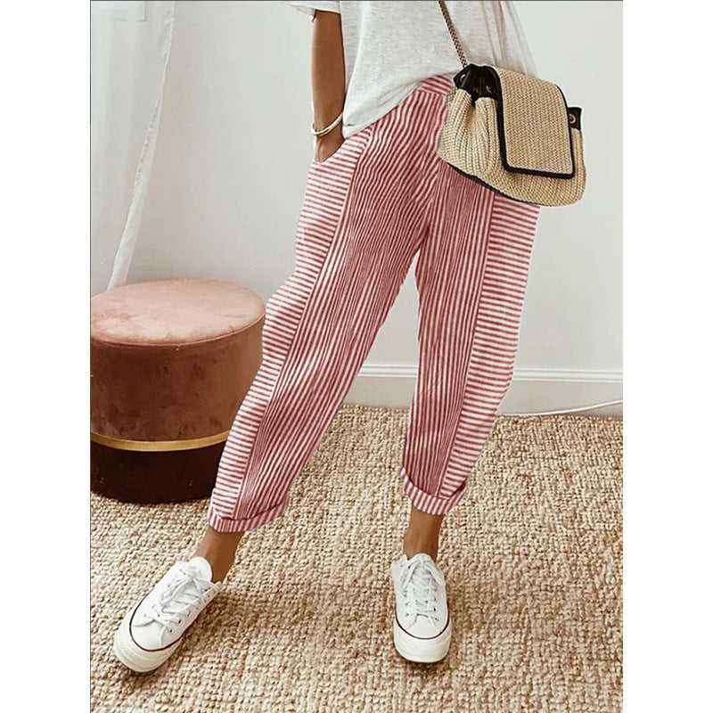 Cozy Stripe™ Cotton Trousers