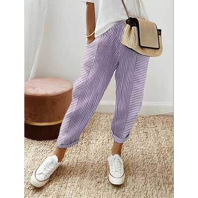 Cozy Stripe™ Cotton Trousers