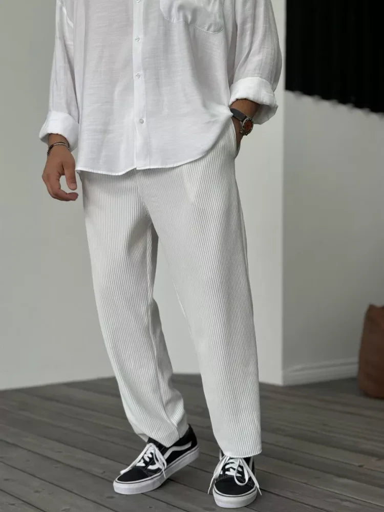 Solano™ - Ribbed Relaxed Trousers