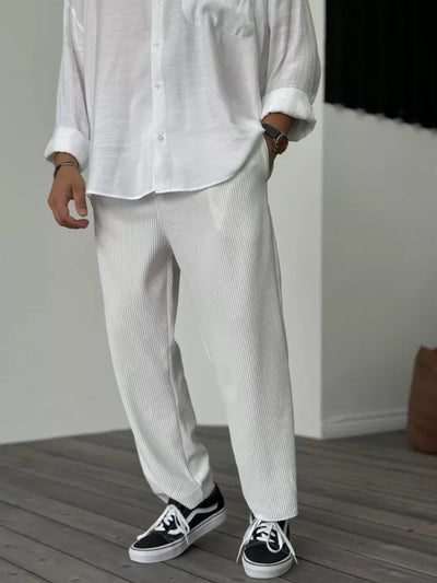 Solano™ - Ribbed Relaxed Trousers
