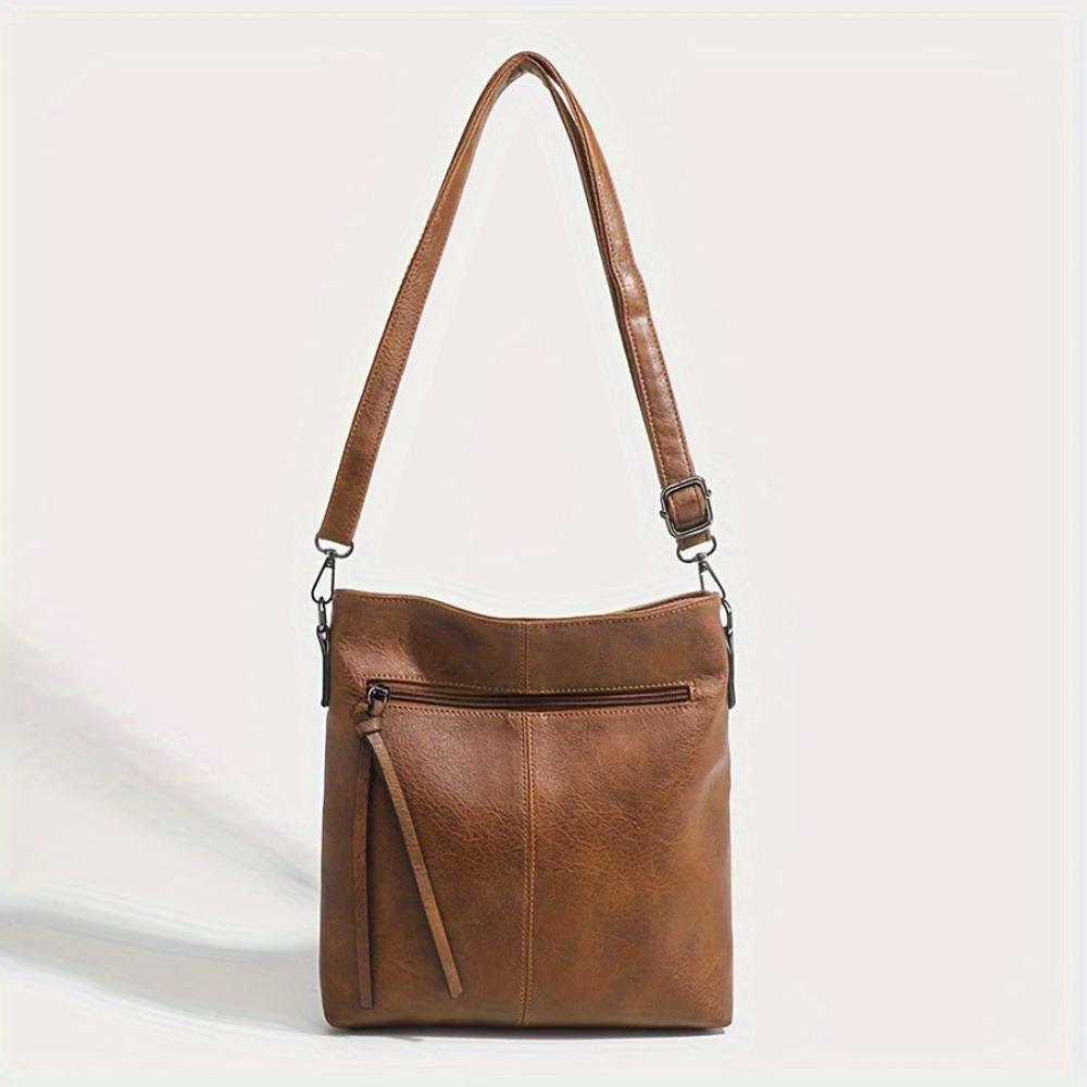 Lina | Vintage Checkered Pattern Shoulder Bag