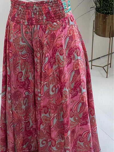 Bohemian Breeze Wide-Leg Trousers