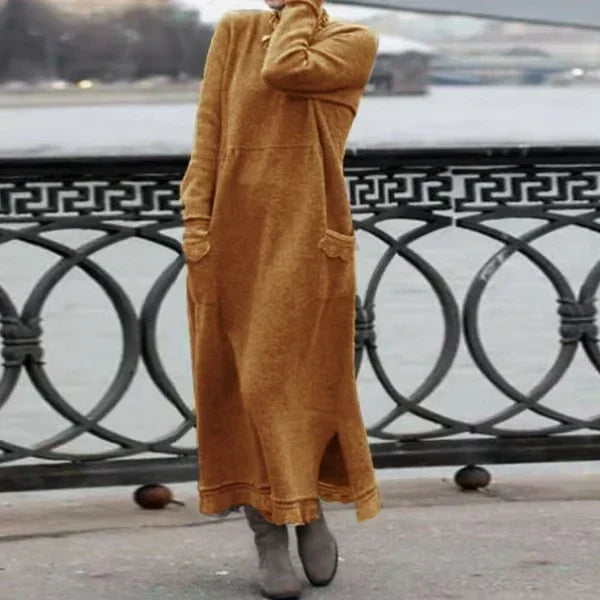 Celeste™ - Cozy Knit Maxi Dress