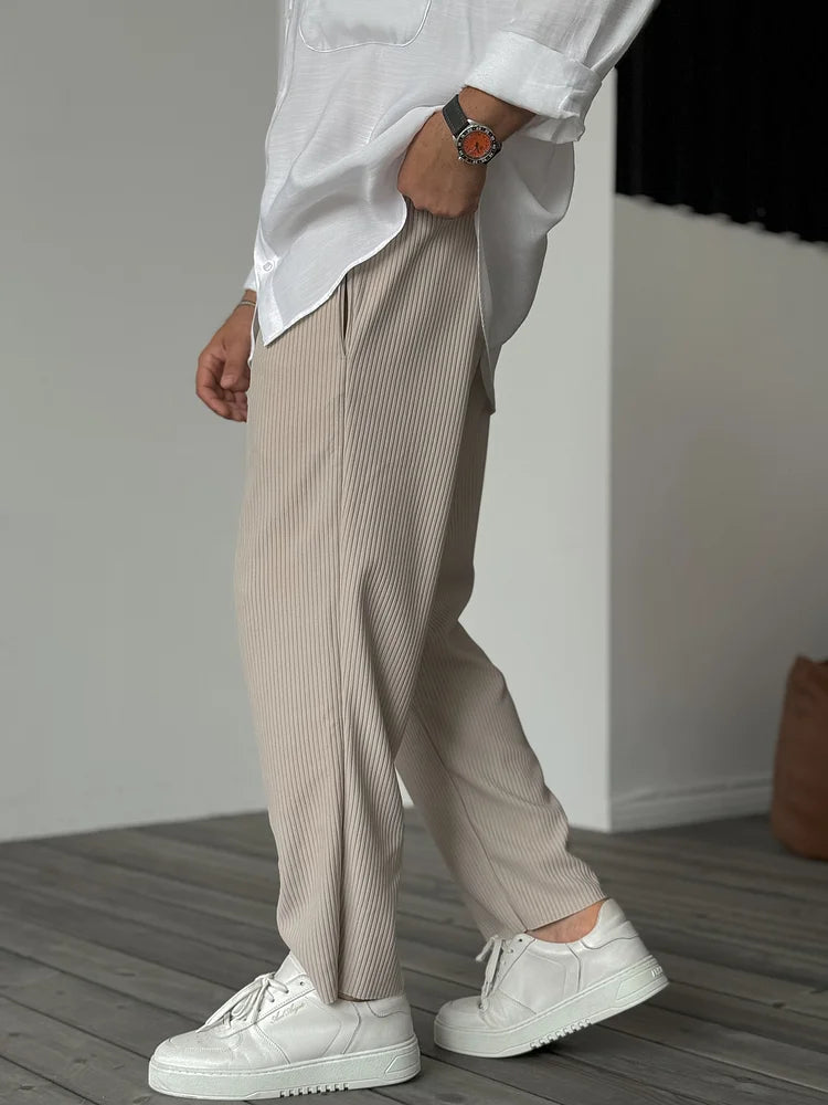Solano™ - Ribbed Relaxed Trousers