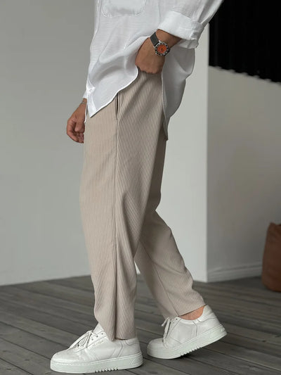 Solano™ - Ribbed Relaxed Trousers