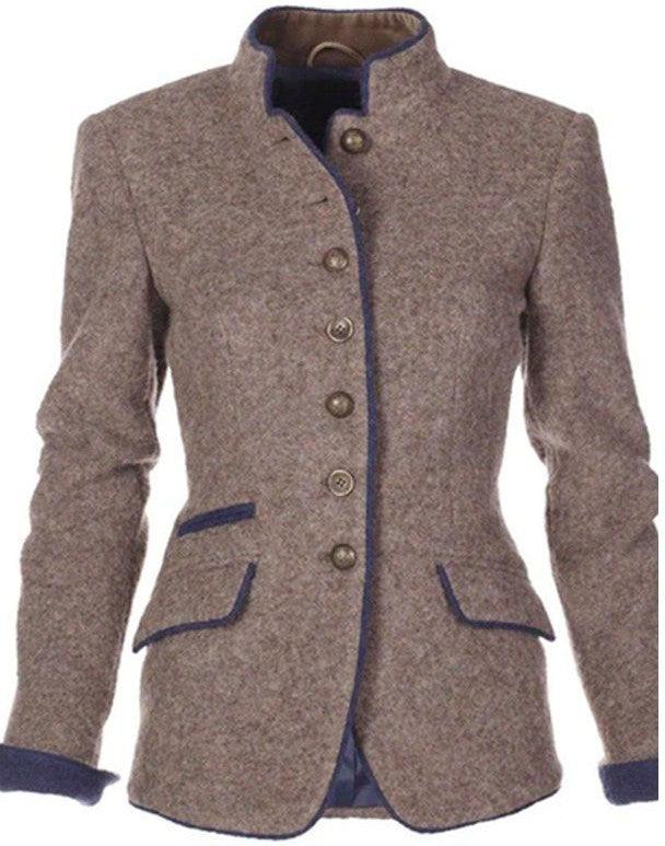 Natasza™ Cardigan élégant avec col haut