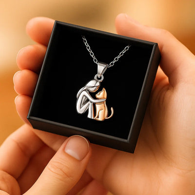 Karolina - Collier avec pendentif en forme de chat