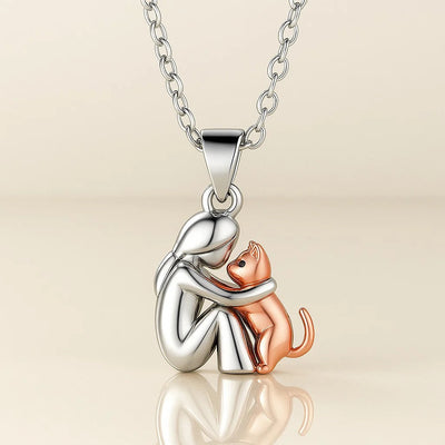 Karolina - Collier avec pendentif en forme de chat