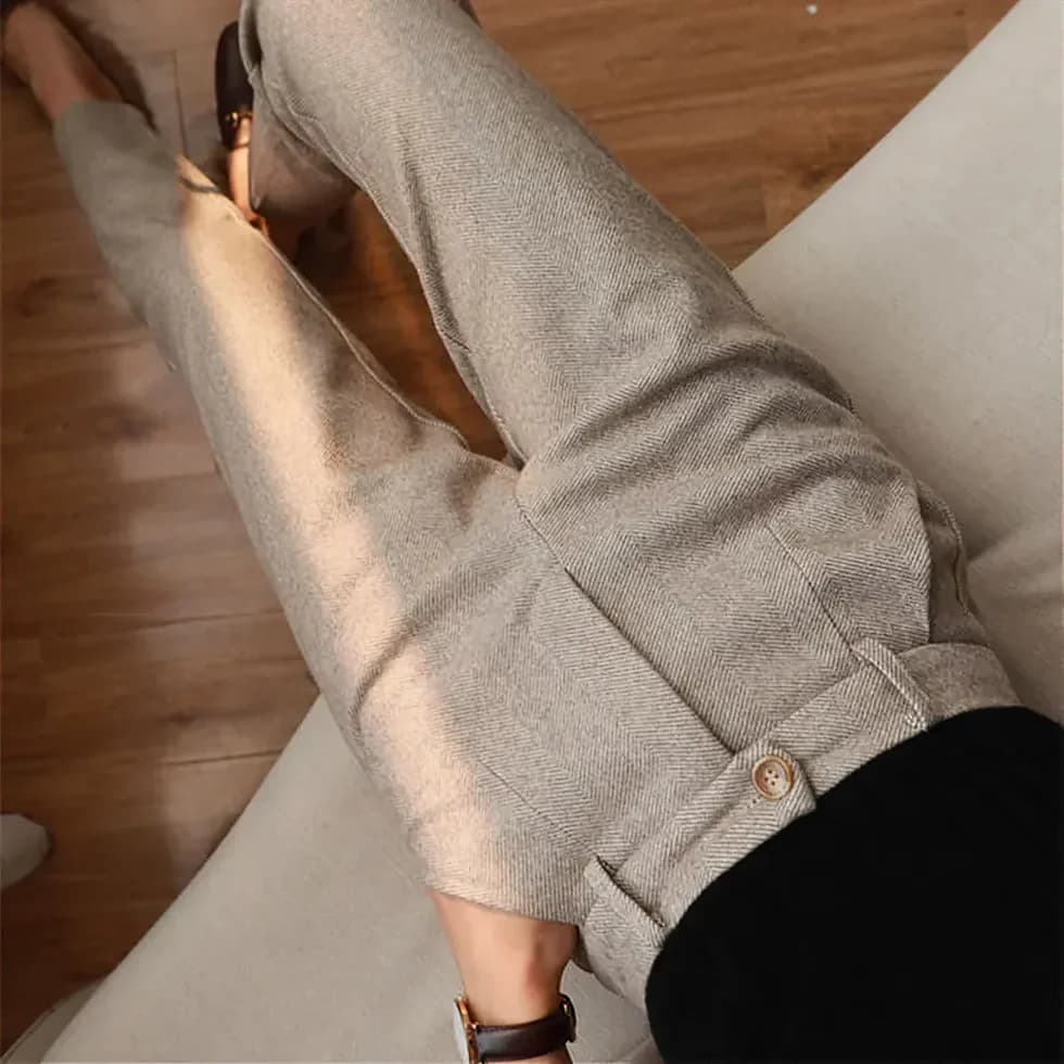 Novaro | Modern Sharp-Fit Trousers