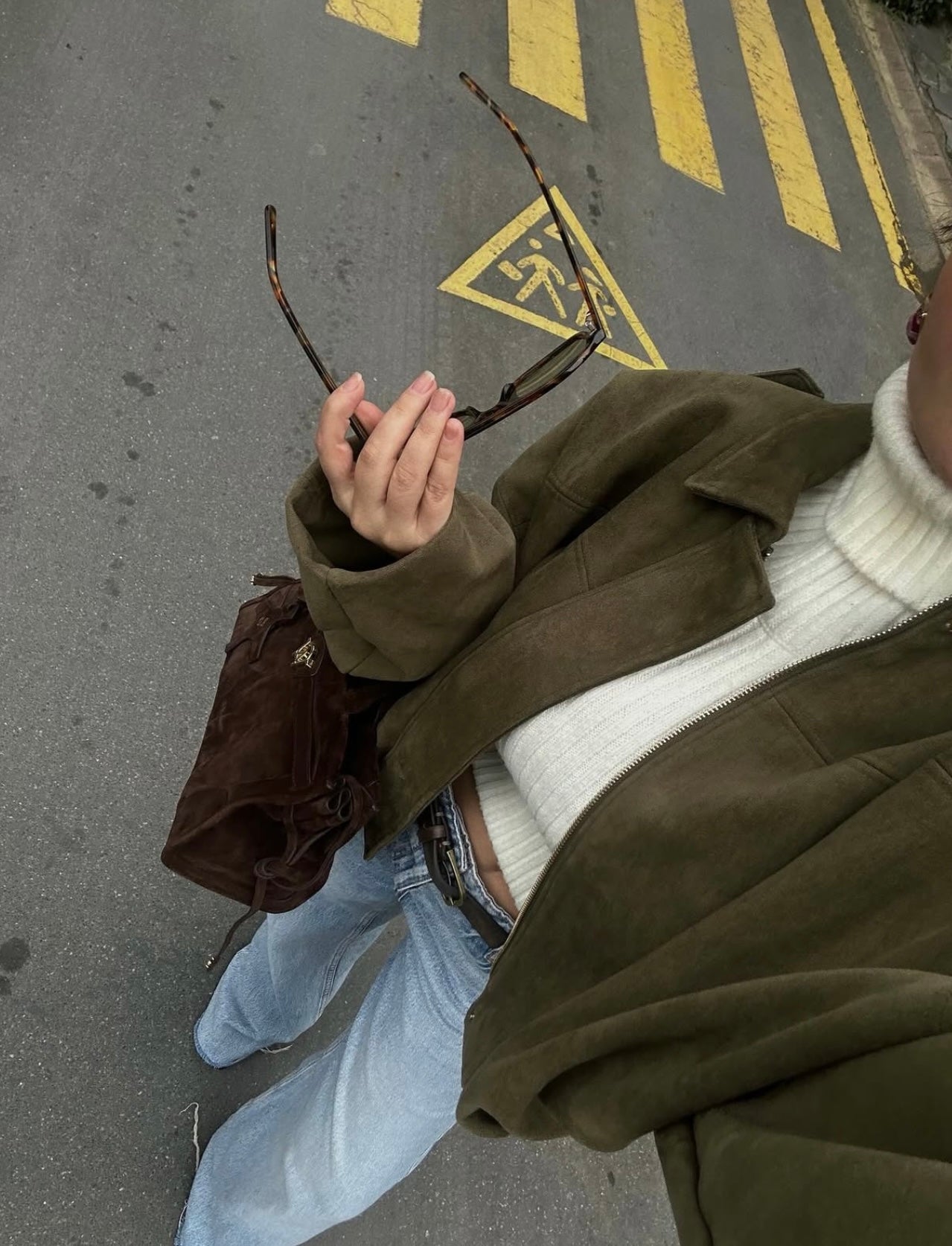 Alina™ Manteau oversize en daim