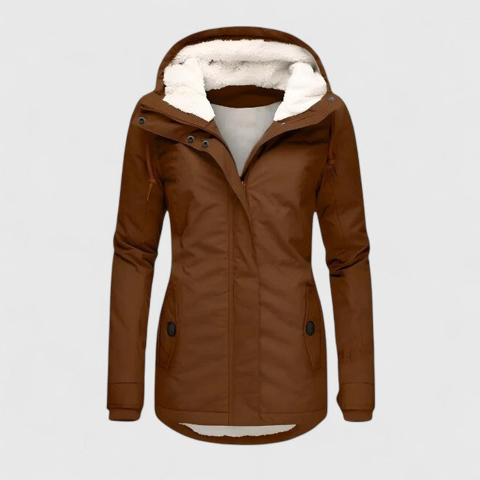 Yvette™ Veste d'hiver imperméable avec capuche