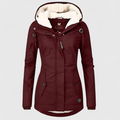 Yvette™ Veste d'hiver imperméable avec capuche
