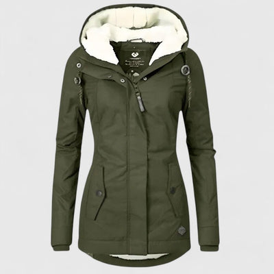 Yvette™ Veste d'hiver imperméable avec capuche