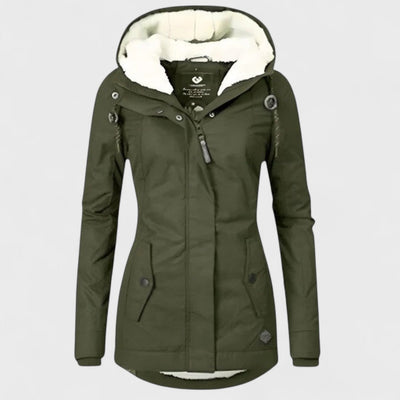 Amélie - Veste d'hiver imperméable avec capuche