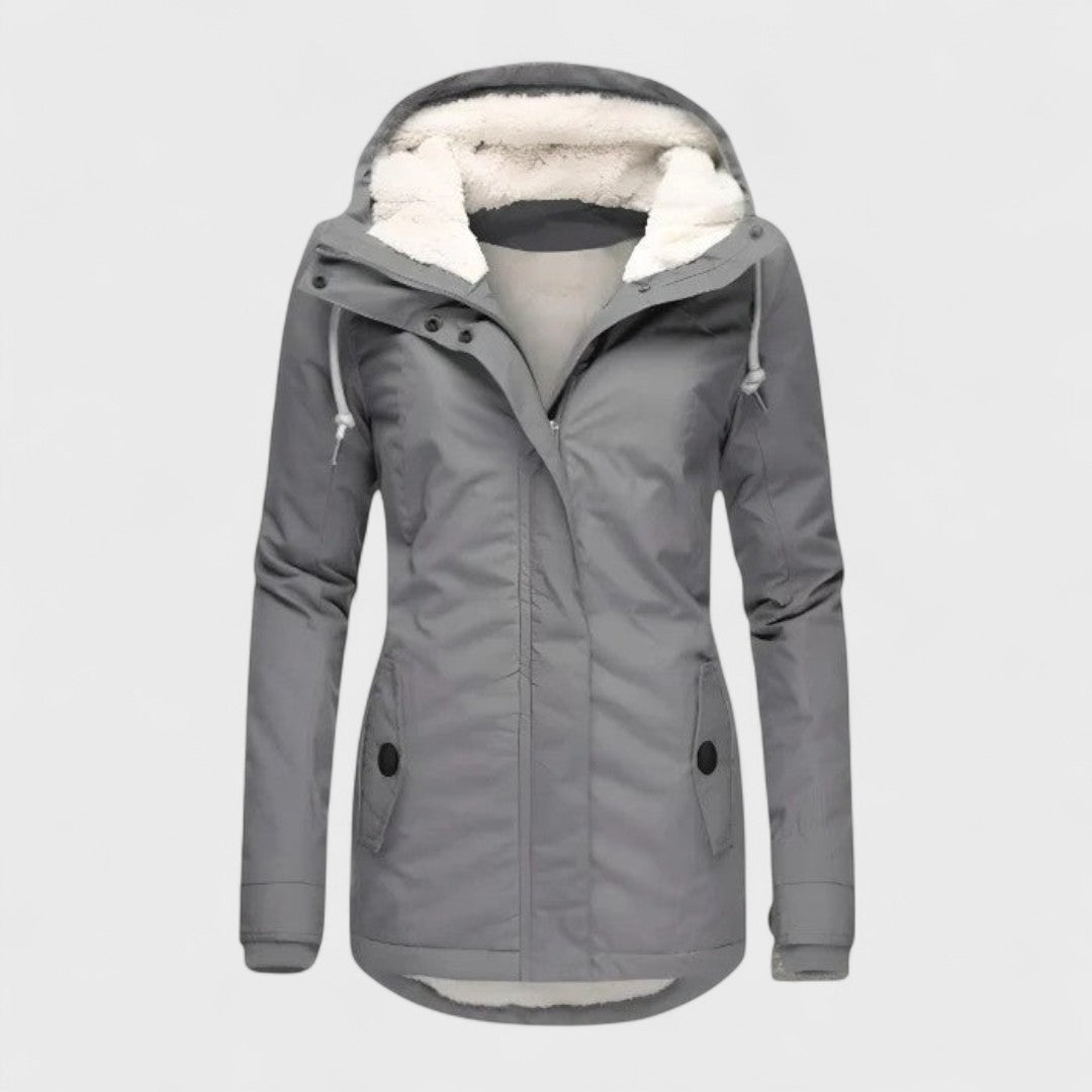 Amélie - Veste d'hiver imperméable avec capuche