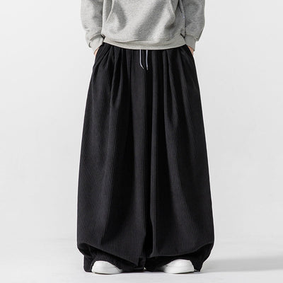 Ultimate Comfort Wide-Leg Corduroy Sweatpants