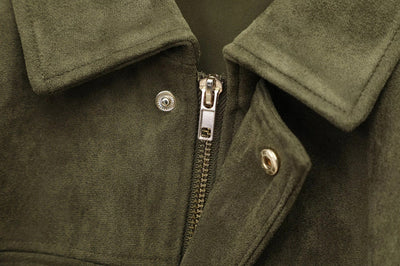 Alina™ Manteau oversize en daim
