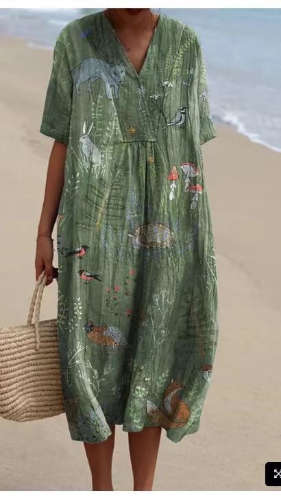 Isabella™ - Colourful Blossom Maxi Dress