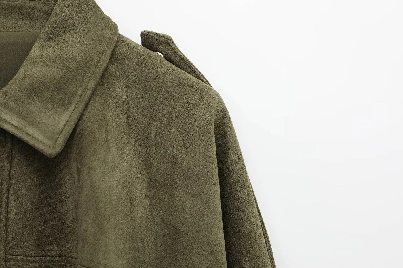 Alina™ Manteau oversize en daim