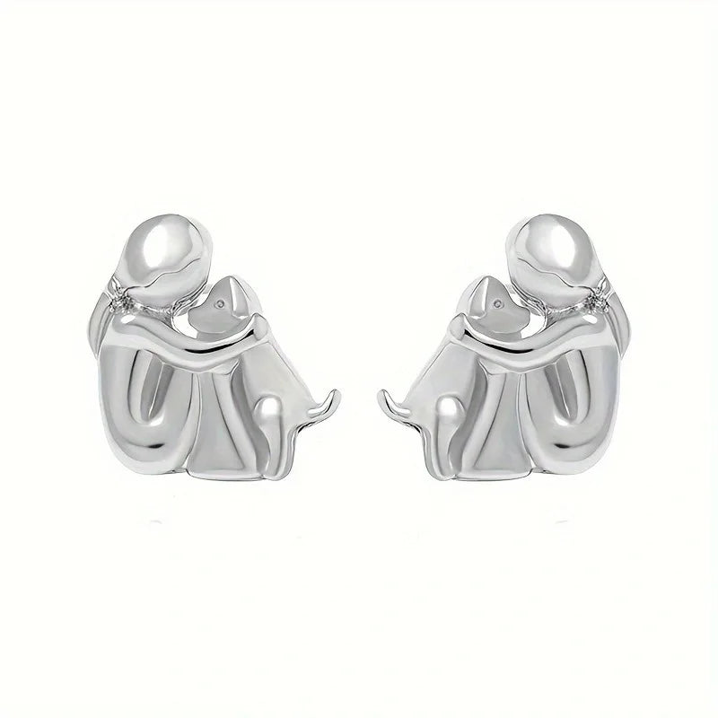 Joanna - Boucles d'oreilles avec l'icône d'un chien
