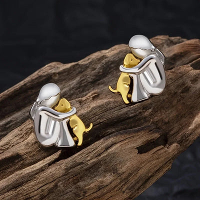 Joanna - Boucles d'oreilles avec l'icône d'un chien