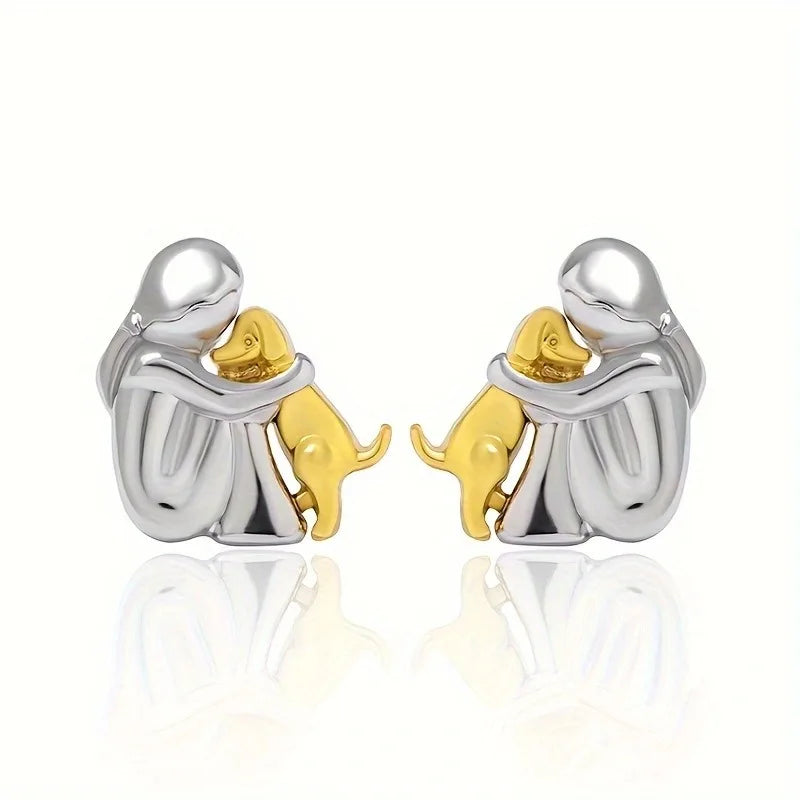 Joanna - Boucles d'oreilles avec l'icône d'un chien