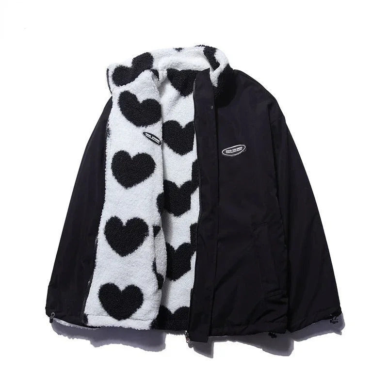 Daria™ | Veste réversible à cœurs