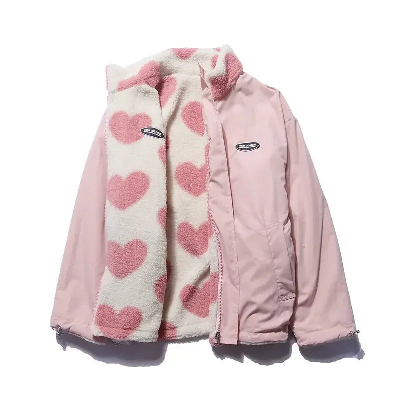 Daria™ | Veste réversible à cœurs