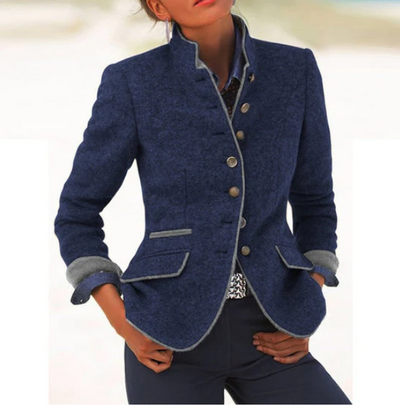 Natasza™ Cardigan élégant avec col haut
