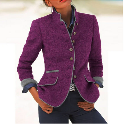 Natasza™ Cardigan élégant avec col haut