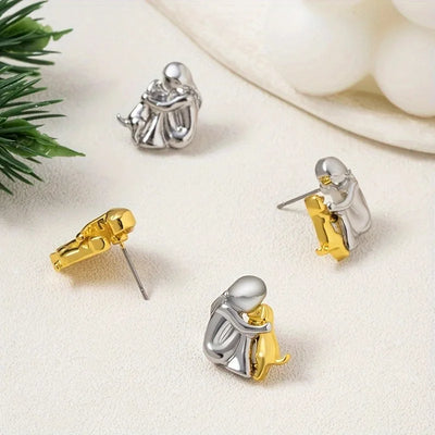 Joanna - Boucles d'oreilles avec l'icône d'un chien