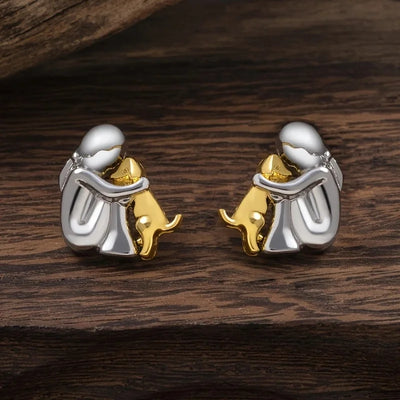 Joanna - Boucles d'oreilles avec l'icône d'un chien