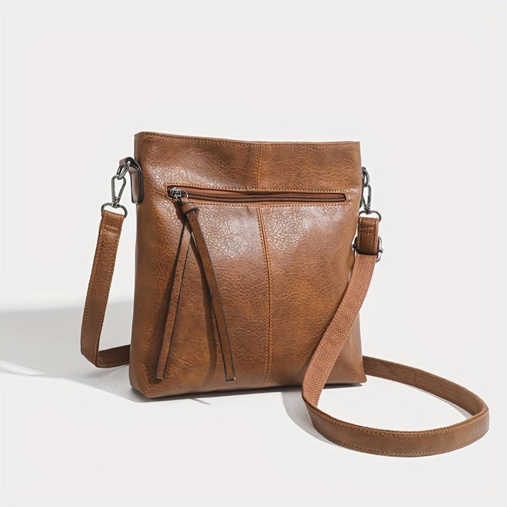 Lina | Vintage Checkered Pattern Shoulder Bag