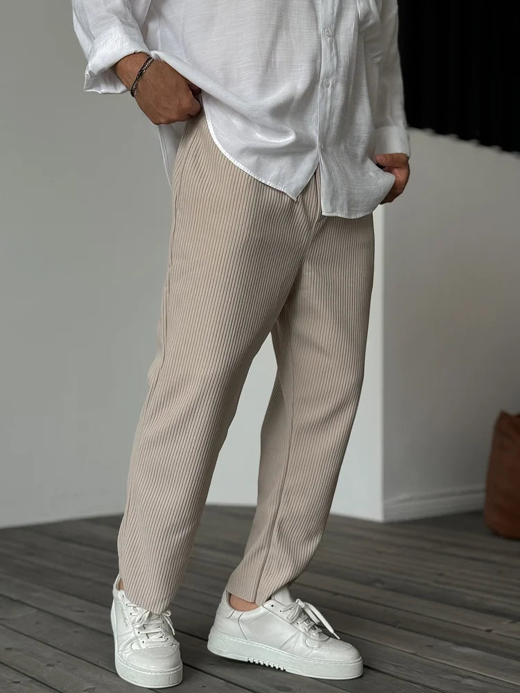 Solano™ - Ribbed Relaxed Trousers