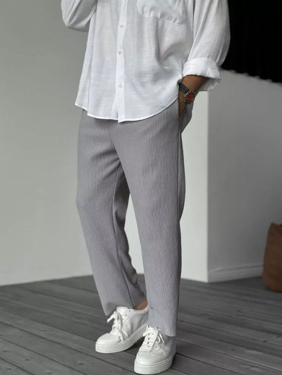Solano™ - Ribbed Relaxed Trousers