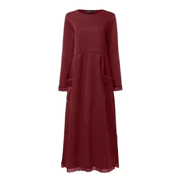 Celeste™ - Cozy Knit Maxi Dress