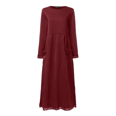 Celeste™ - Cozy Knit Maxi Dress